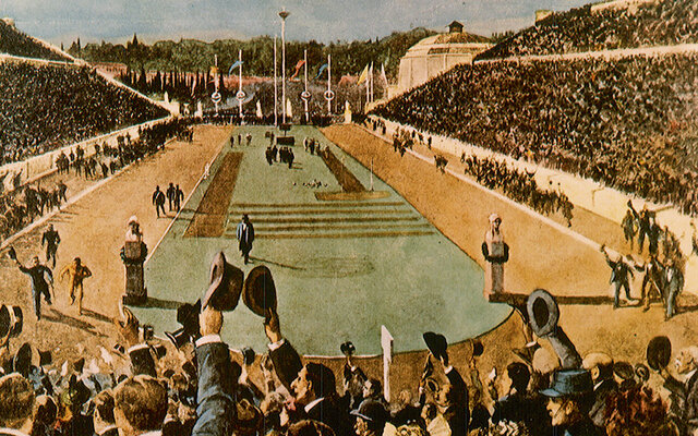 The First Olympics in Greece