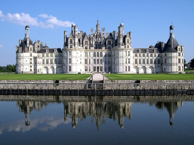 Castello di Chambord (inizio costruzione 1519)