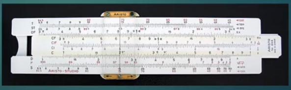 la règle de calcul de William Oughtred