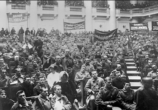 Ouverture du congrès des soviets