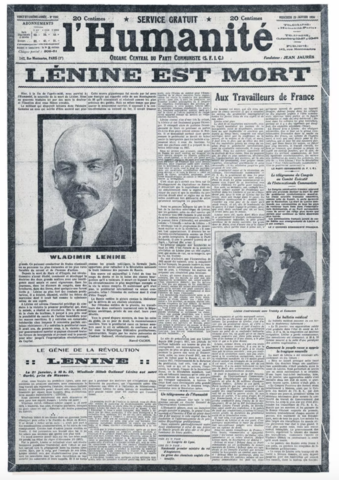 Mort de Lénine