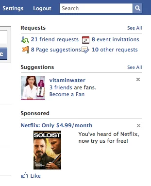 Los anuncios llegan a las redes sociales