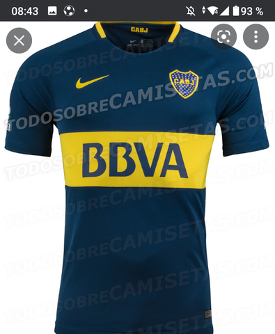 Camiseta boca 2017