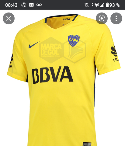 Camiseta boca 2017 suplente