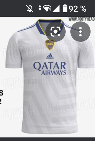 Camiseta boca 2021 suplente