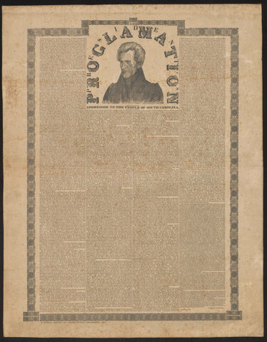 Proclamation to the People of South Carolina