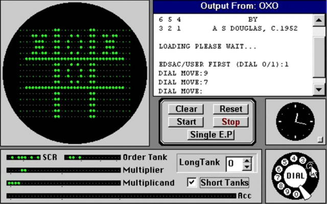 Alexander S. Douglas desarrolla el videojuego OXO