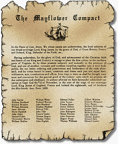 The mayflower compact