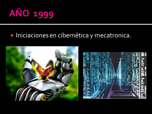 la tecnologia en el año 1999