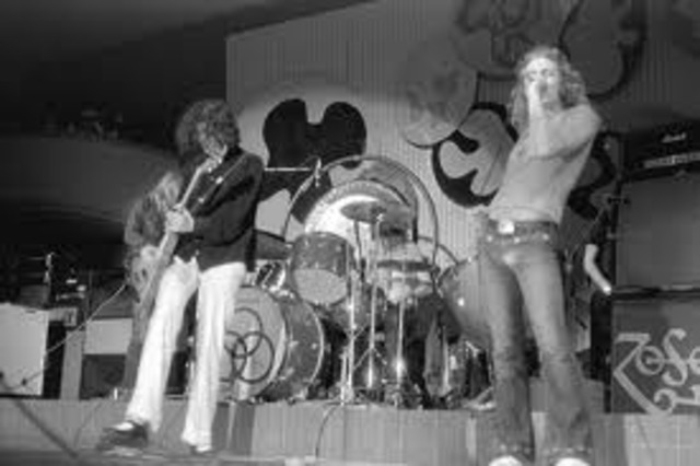 Led Zeppelin makes their debut North Amrican tour