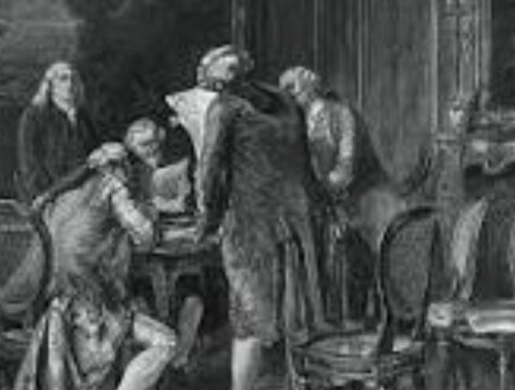 Signing of the Treaty of Paris 1763