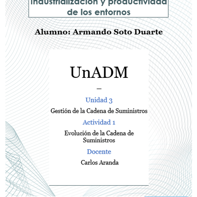 Timeline: Evolución del concepto de Cadena de Suministro
