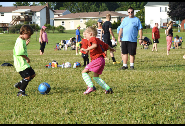 First soccer game