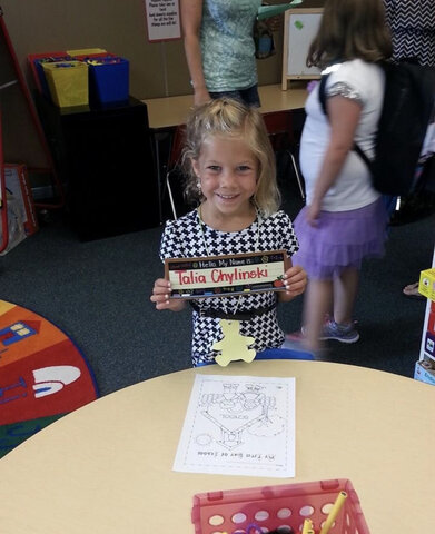 First day of kidergarden