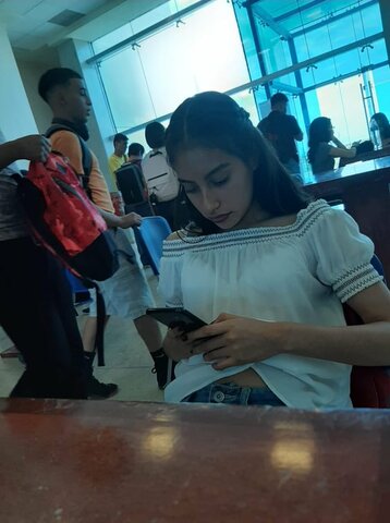 Primer día de clases en la universidad.