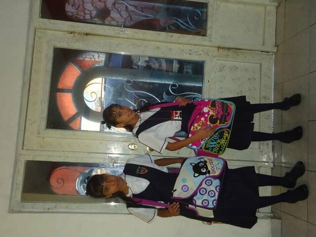 Foto de mi primer día de clases en la secundaria