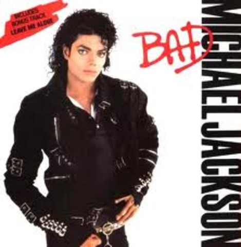 Michael Jackson releases the album "Bad"