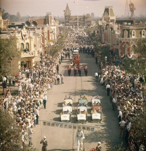 The opening of Disney-land