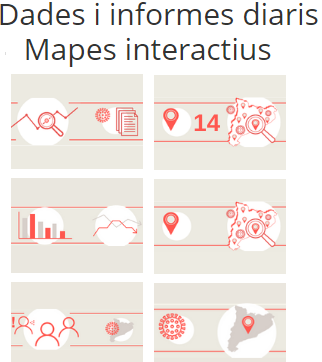 Mapes interactius Dades Actualitzades SARS-COVID-19