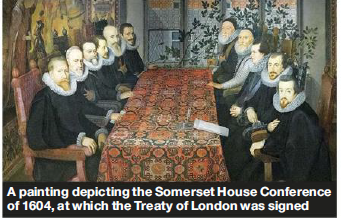 Hatches a plot to blow up the king and parliament