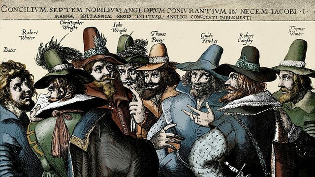 gunpowder plot conspirators captured
