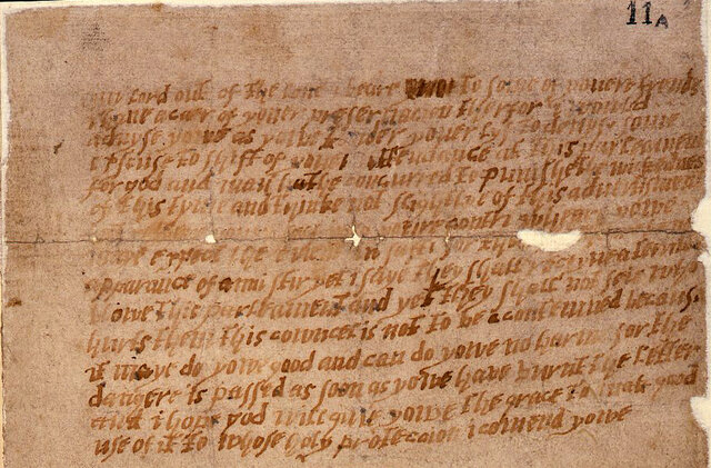 The letter of warning