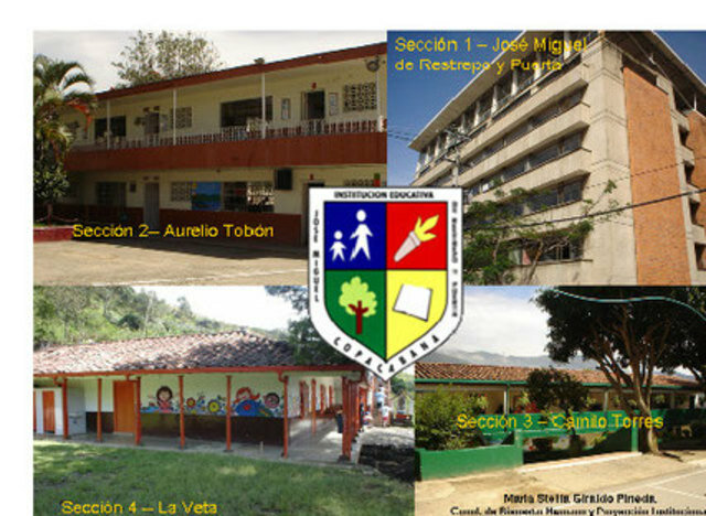 División de las 4 sedes