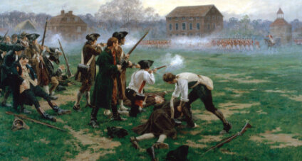 The battles of Lexington and Concord took place