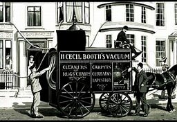 motor powered vacume