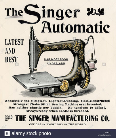 Fundación de Singer Sewing Machine Company