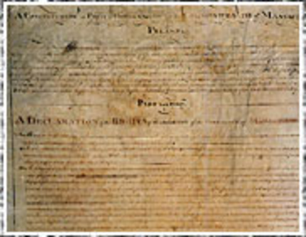 Massachusetts constitution is endorsed.