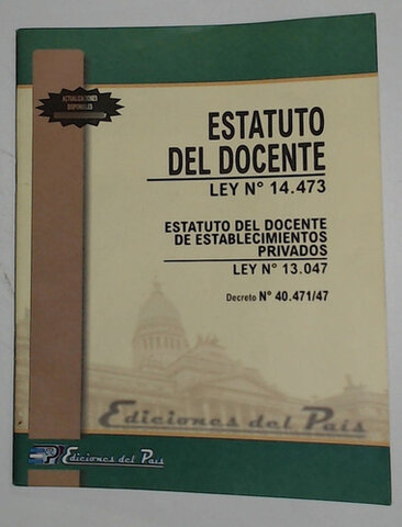 Creacion del Estatuto del Docente Privado