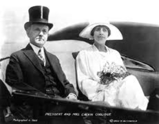 Coolidge was sworn in for a second term