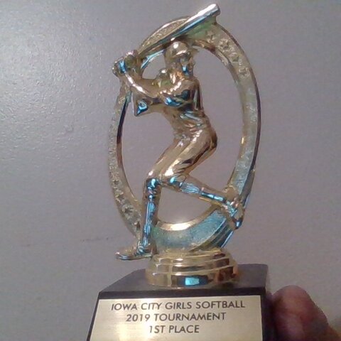 My softball team won a tournament