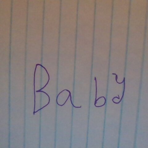 I said my first words