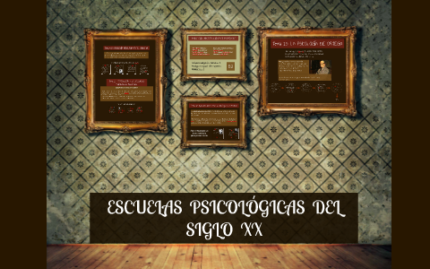 FORMACION DE LAS ESCUELAS DEL SIGLO XX