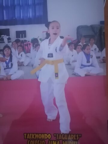 Hice mi primer examen de taekwondo