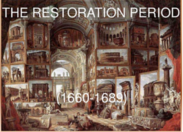 1660 -1700 – RESTORATION AGE