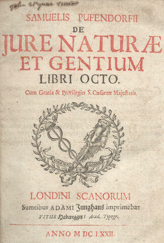 1672 Samuel Pufendorf
