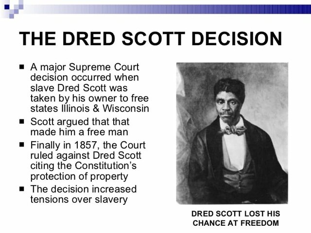 The Dred Scott Decision