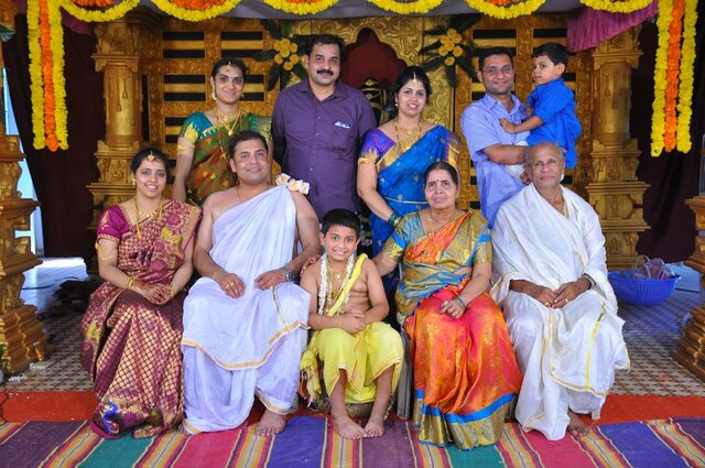 Threading ceremony in India