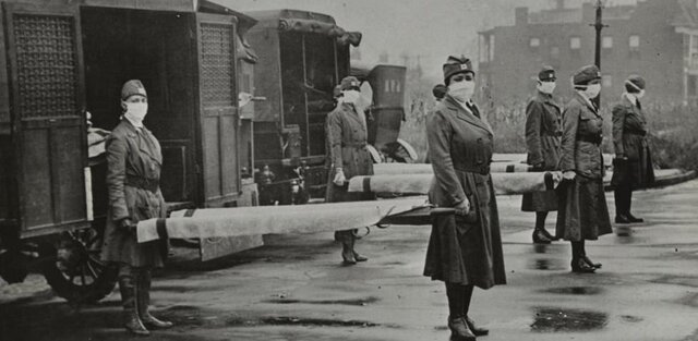 Comienzo la pandemia de la Gripe Española (1918)