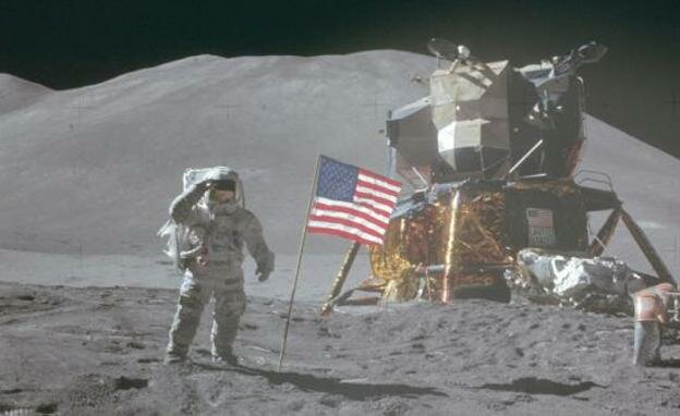 La llegada del hombre a la luna