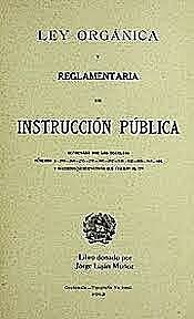 Ley Orgánica de Instrucción Pública