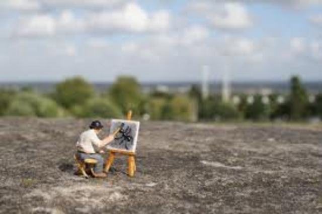 Je dessinerais un potrait auto (I will draw a self portrait)