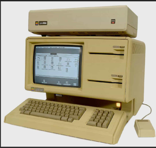 Apparition des premiers micros avec environnement graphique