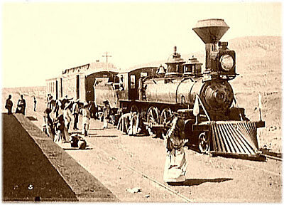 Primer convoy ferroviario en México