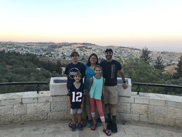 First trip to Israel