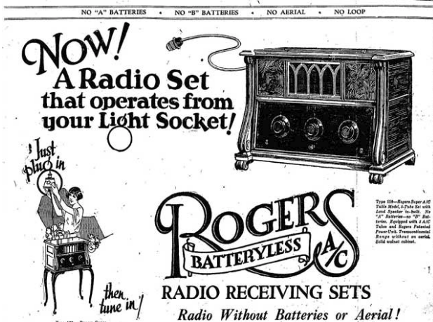 Battery Less Radio/AC Tube