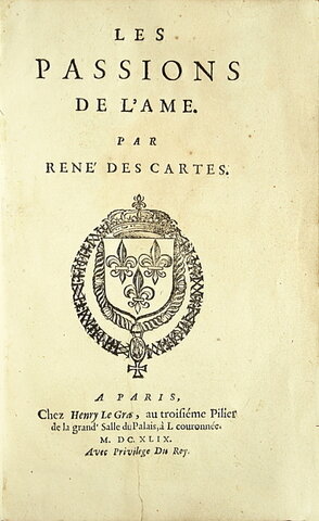 Descartes publica su libro "The Passions Of The Souls"
